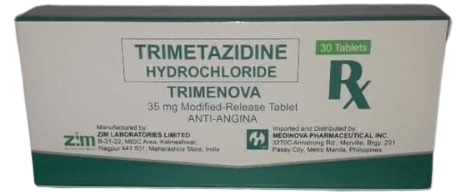 TRIMENOVA Trimetazidine Hydrochloride 35mg Modified Release Tablet